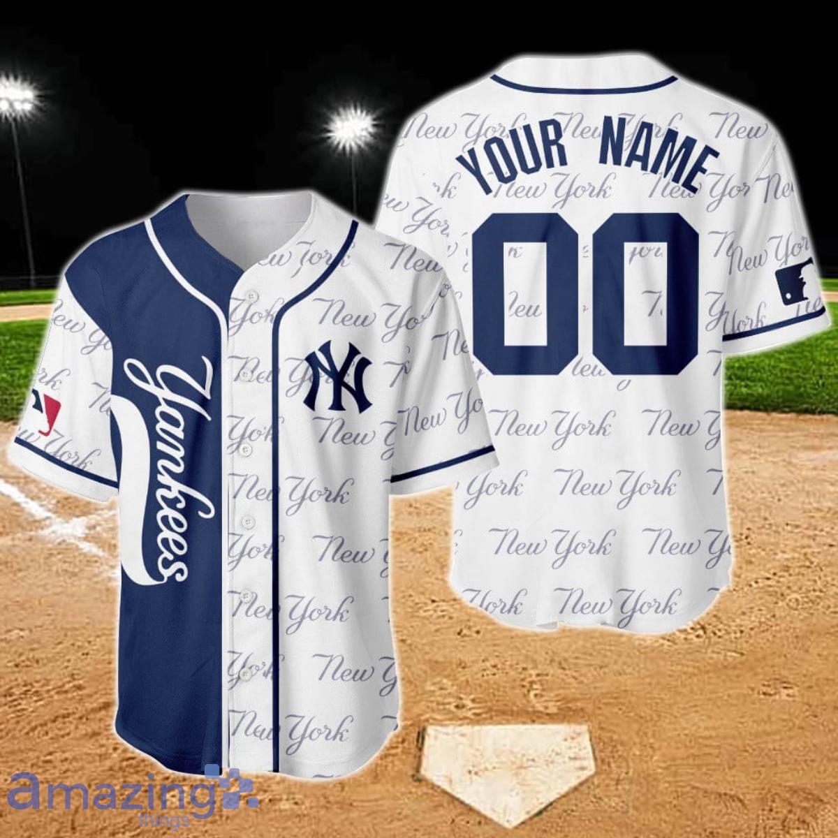 NewYork Yankees Major League Baseball MLB Baseball Jersey Shirt Custom Name  & Number