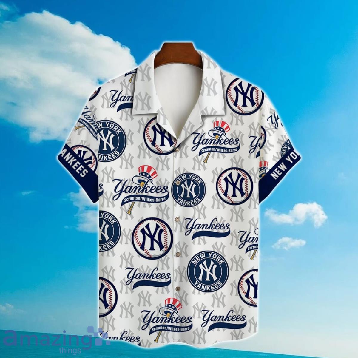 New York Yankees Team Member Signed 3D Custom Name Hawaiian Shirt
