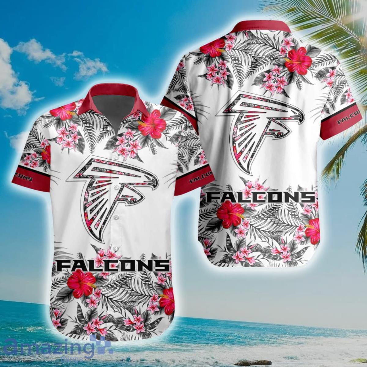 NFL Atlanta Falcons Special Floral Hawaiian Shirt Product Photo 1