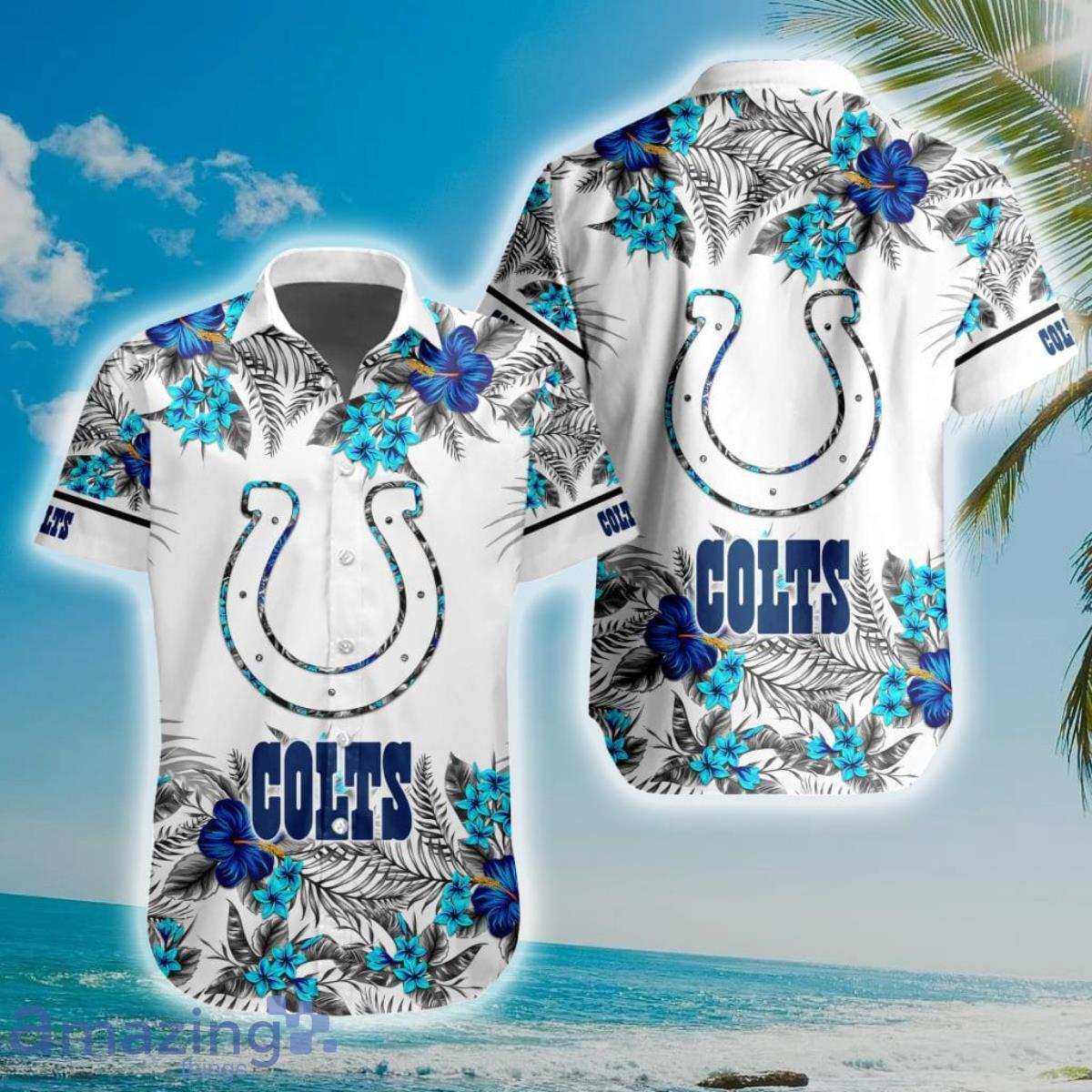 NFL Indianapolis Colts Special Floral Hawaiian Shirt Product Photo 1