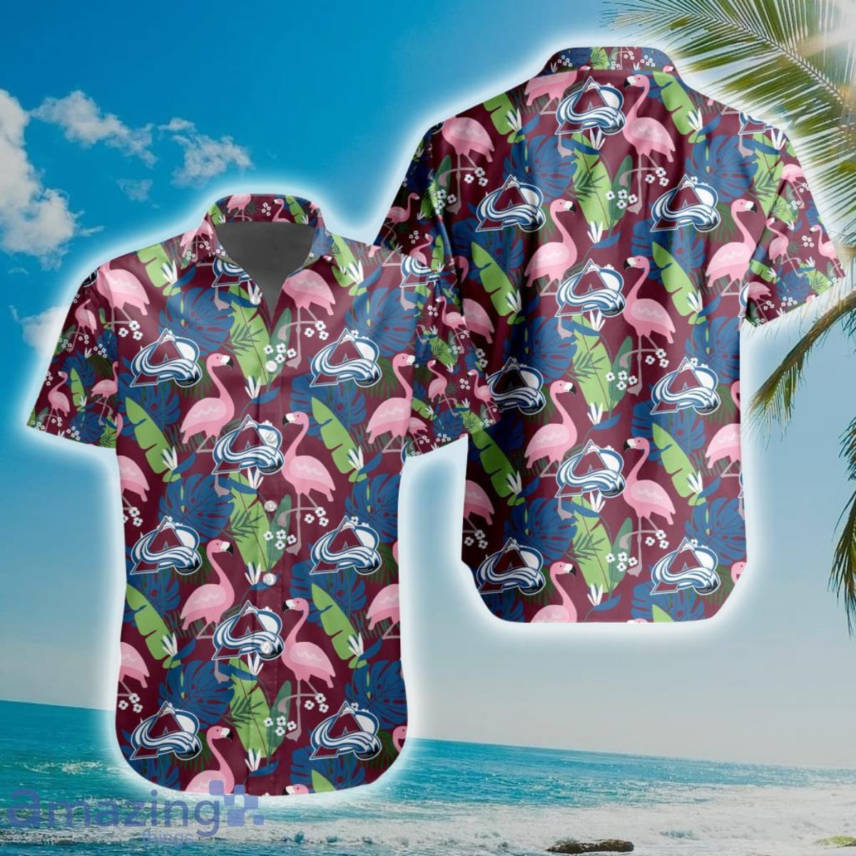 Nhl Colorado Avalanche Flamingo Tropical Hawaiian Shirt For Men And Women -  Freedomdesign