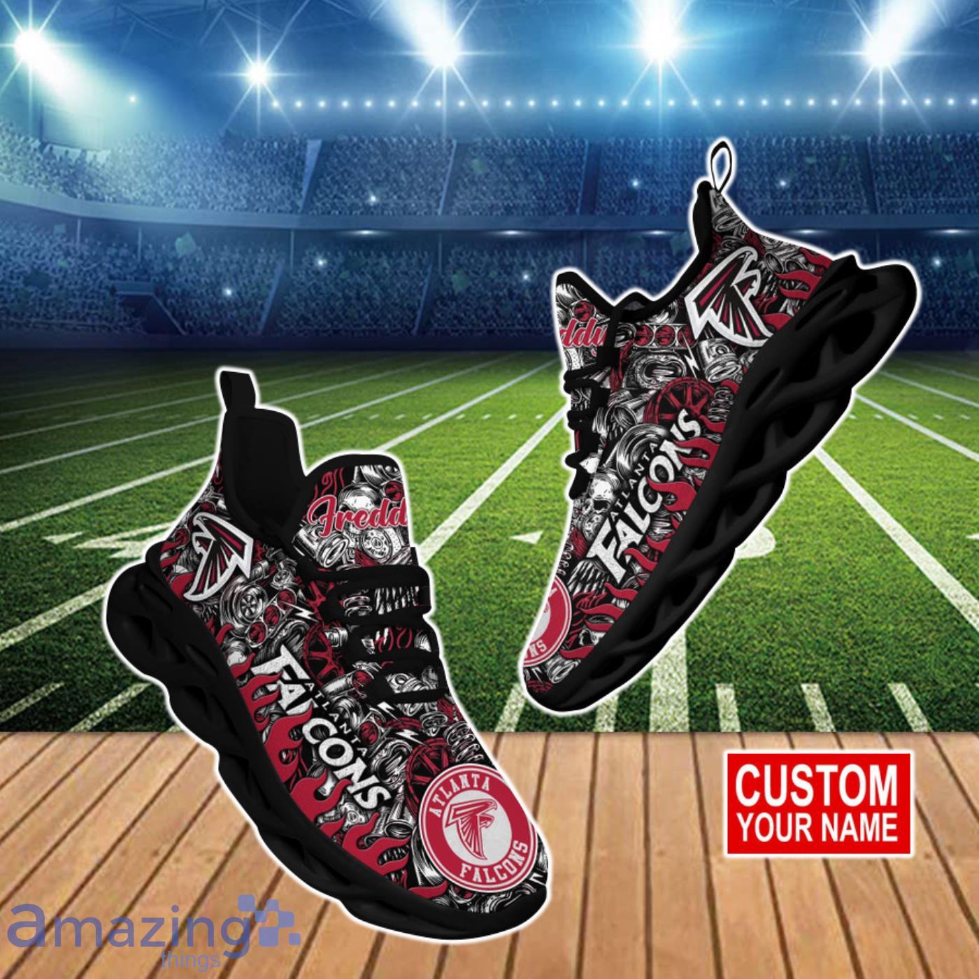 Own Your Falcons Spirit Personalized Atlanta Falcons NFL Max Soul Shoes Product Photo 2