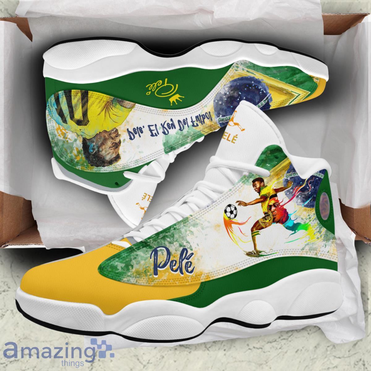 Pelé King Of Soccer Air Jordan 13 Shoes For Men Women Product Photo 2