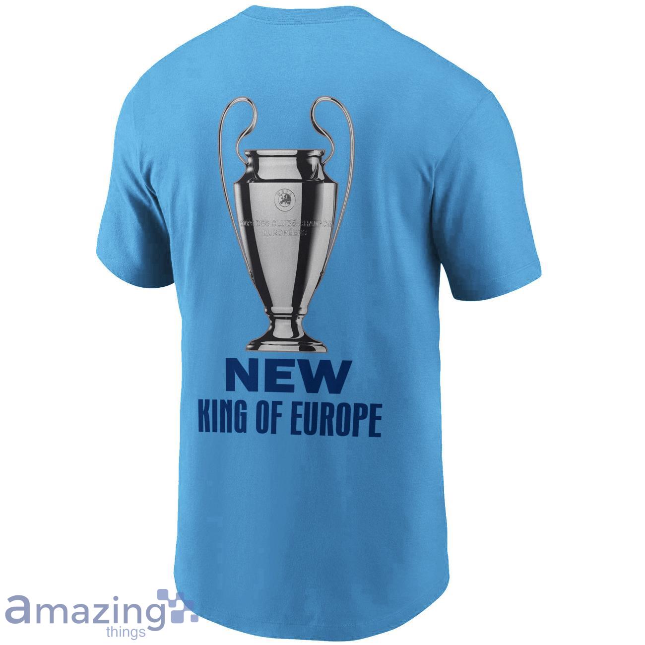 Pep Guardiola Manchester City Celebrating Winning Champions League Print Shirt image Pep Guardiola Manchester City Celebrating Winning Champions League Print Shirt Product Photo 2