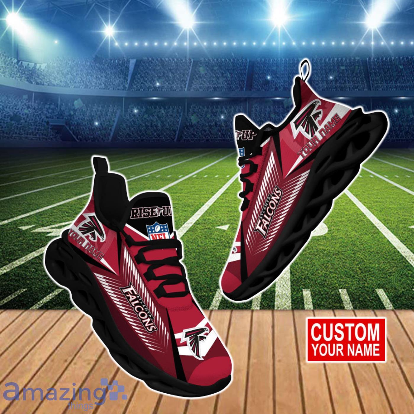 Personalized Atlanta Falcons NFL Max Soul Shoes Product Photo 1