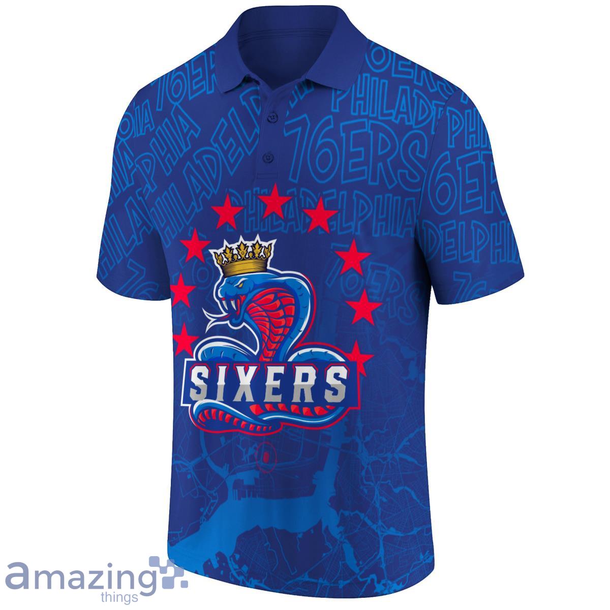 Philadelphia 76ers Symbol For The Love Of Philly 3D Polo Shirt Product Photo 2