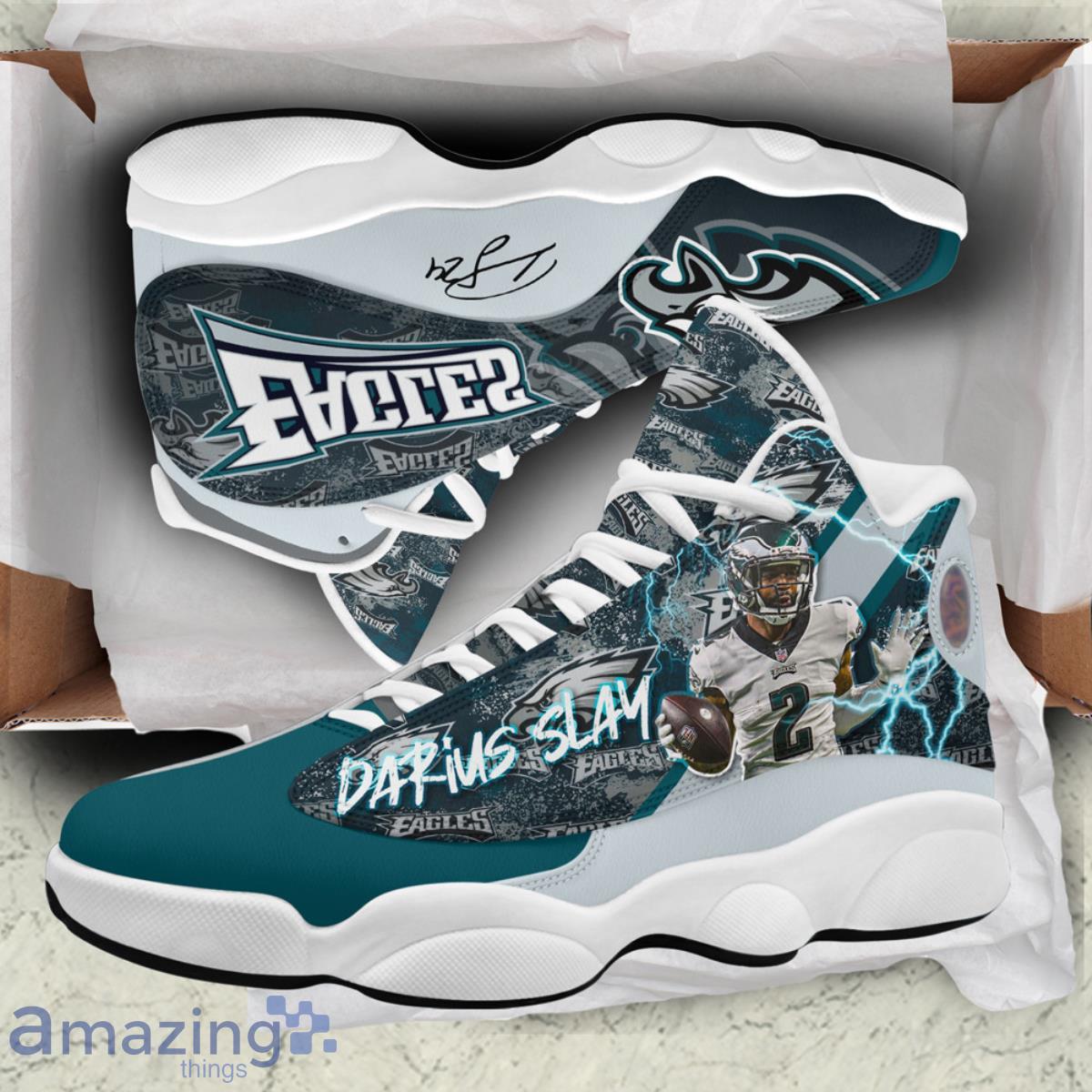 Philadelphia Eagles Darius Slay Air Jordan 13 Shoes For Men Women Product Photo 2