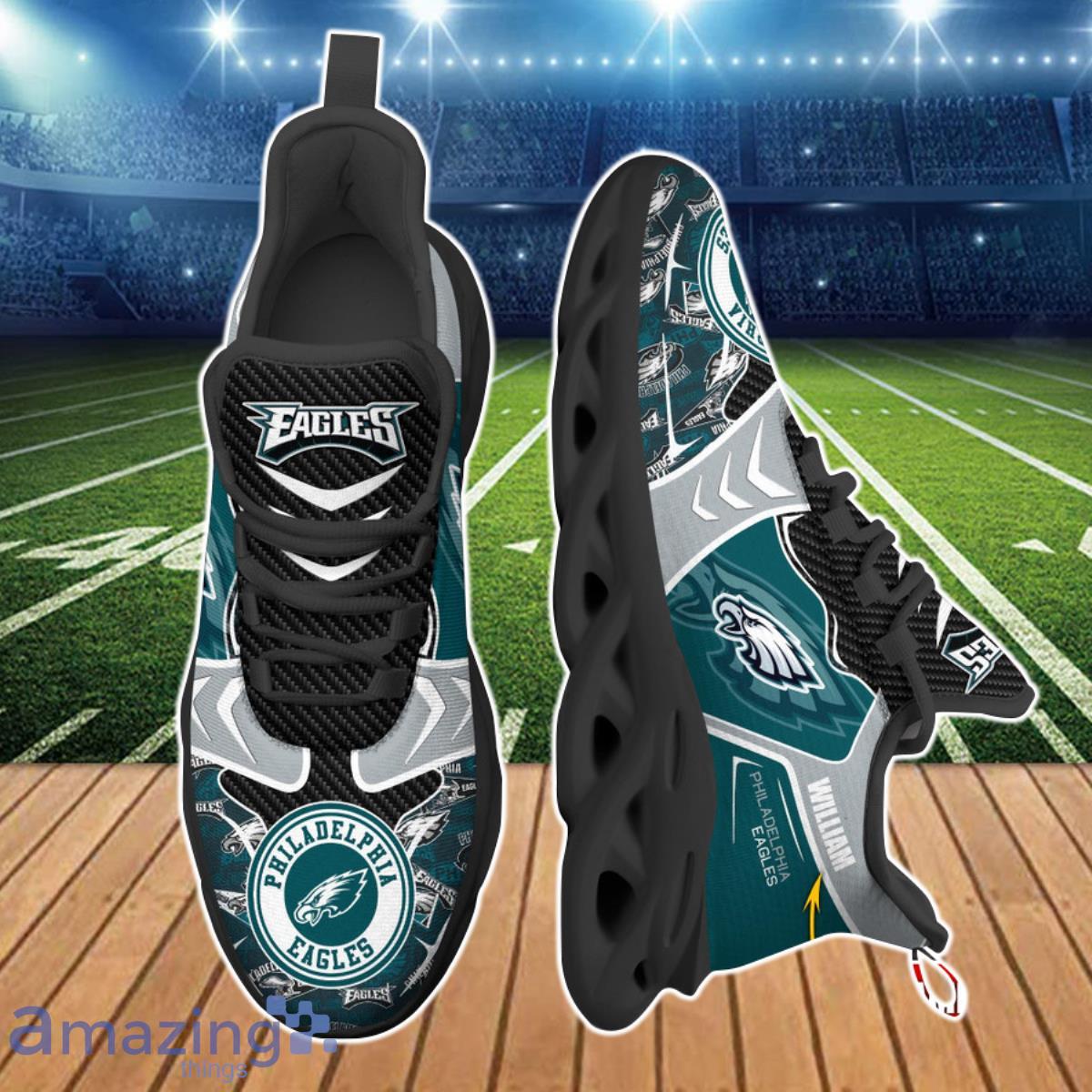 Philadelphia Eagles NFL Clunky Max Soul Shoes Custom Name Ideal Gift For Real Fans Product Photo 2