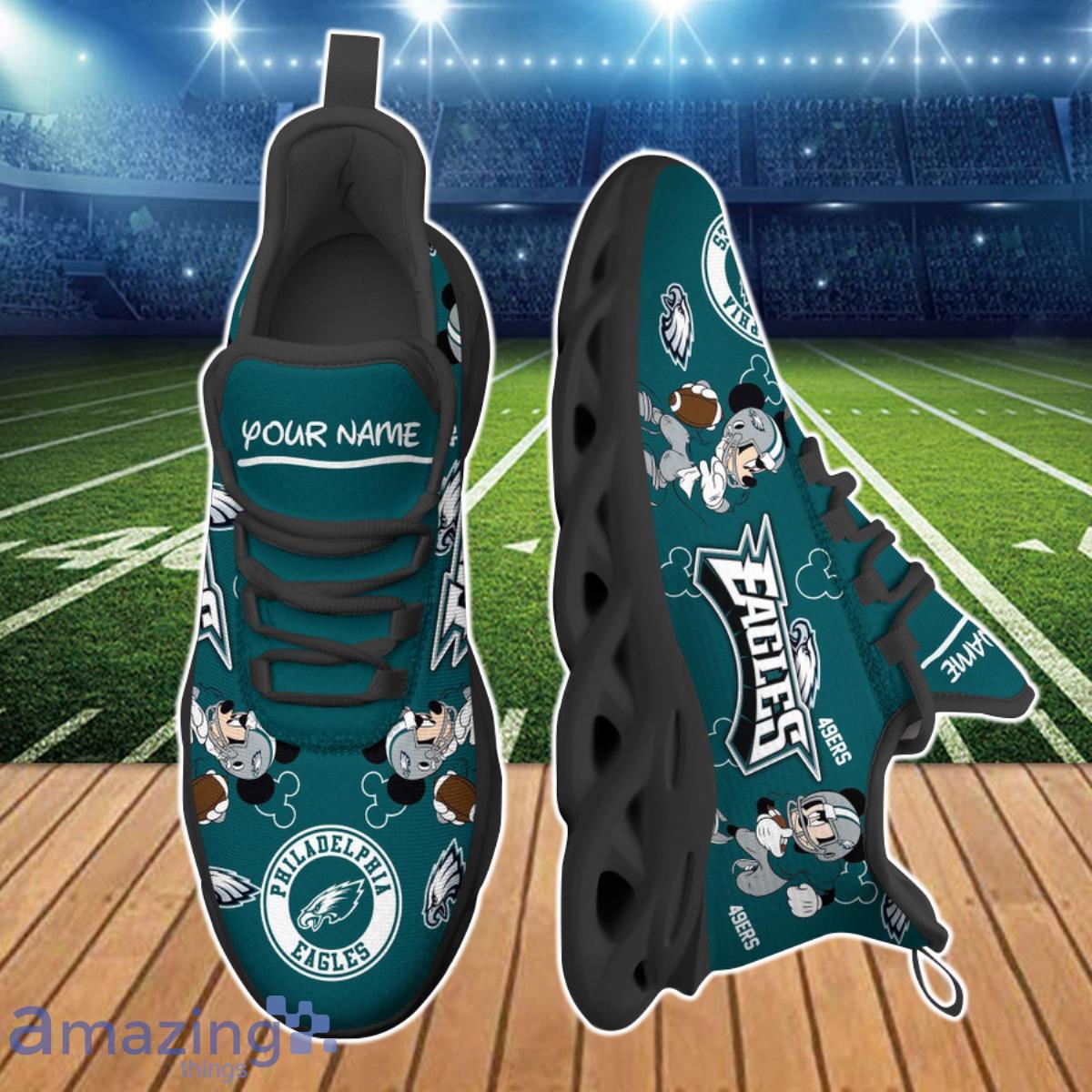 Philadelphia Eagles NFL Clunky Max Soul Shoes Custom Name Special Gift For Fans Product Photo 2