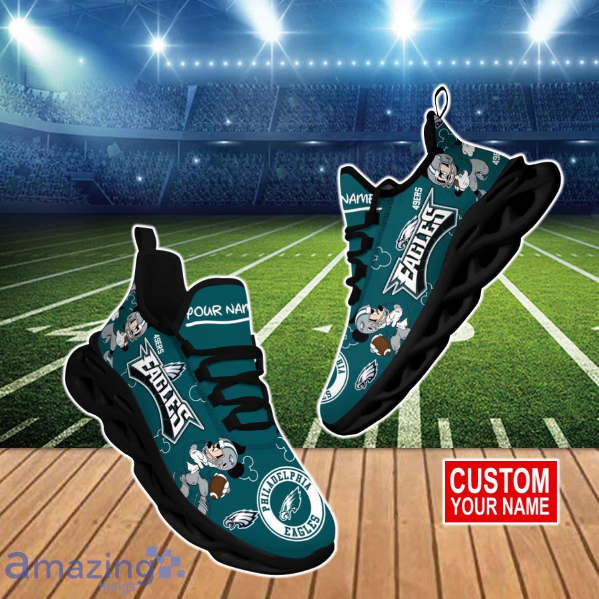 Philadelphia Eagles NFL Clunky Max Soul Shoes Custom Name Special Gift For Fans Product Photo 1