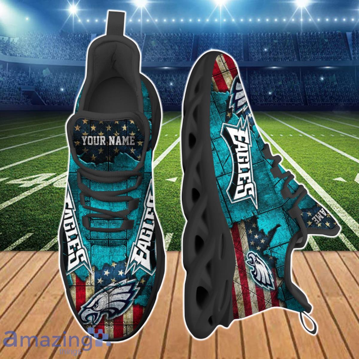 Philadelphia Eagles NFL Clunky Max Soul Shoes Custom Name Special Gift For Men And Women Fans Product Photo 2