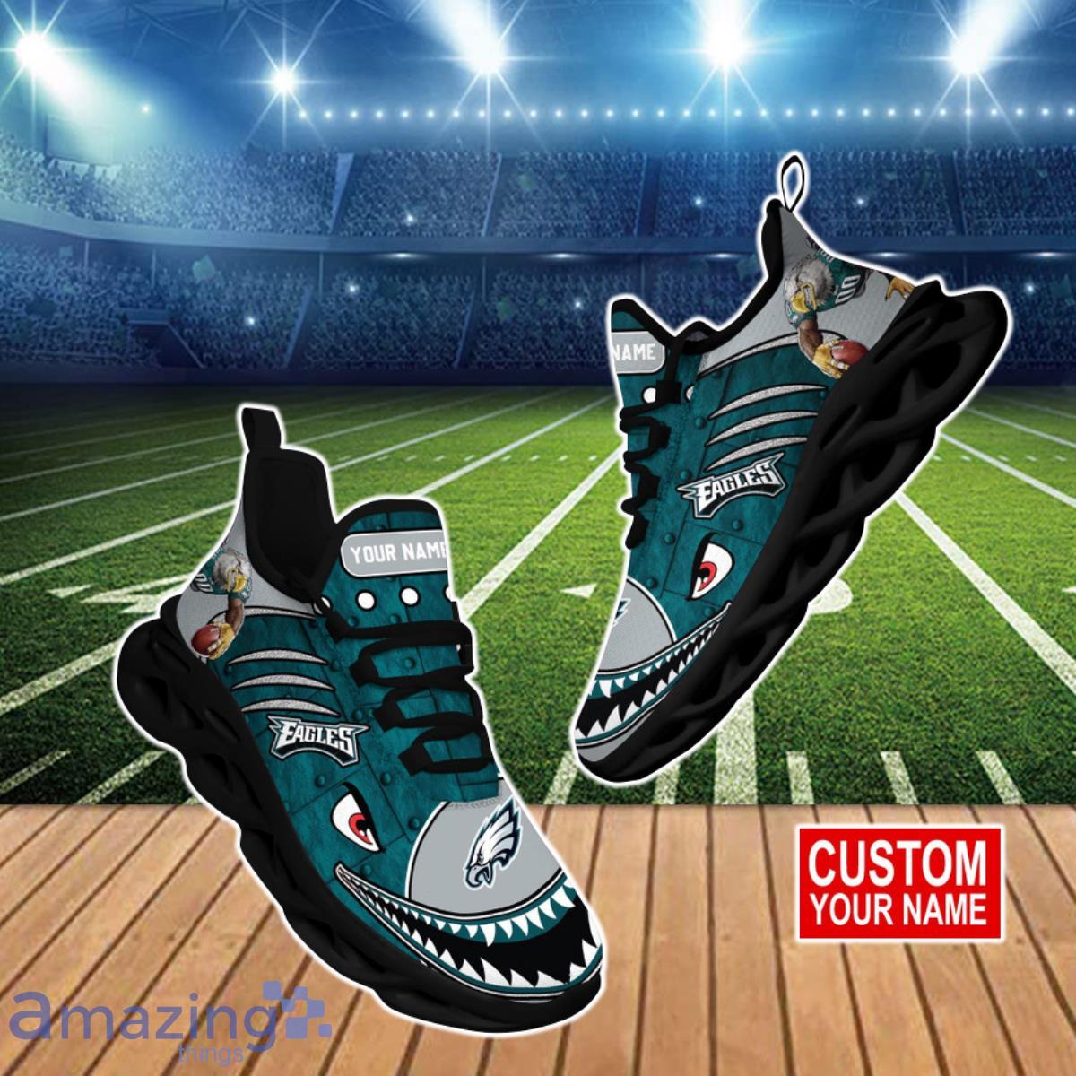 Philadelphia Eagles NFL Clunky Max Soul Shoes Custom Name Unique Gift For Fans Product Photo 1