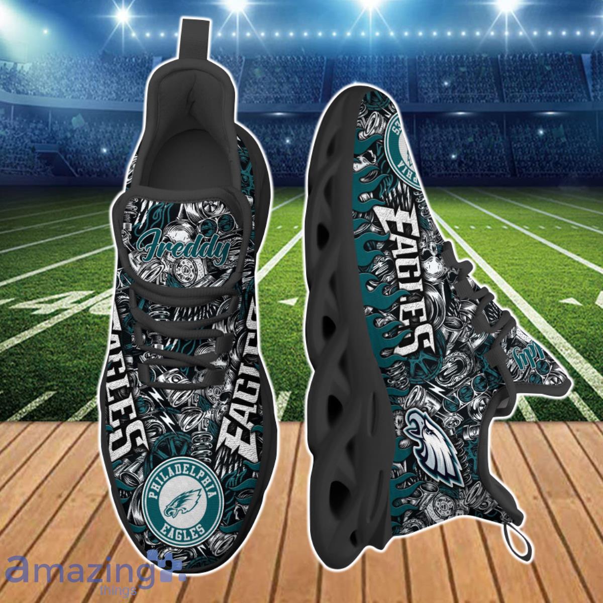 Philadelphia Eagles NFL Clunky Max Soul Shoes Custom Name Unique Gift For Real Fans Product Photo 2