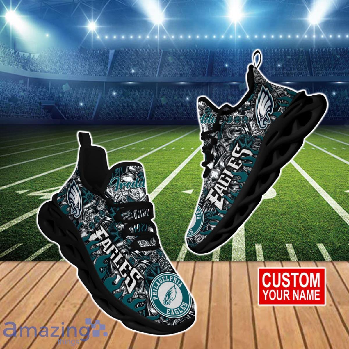 Philadelphia Eagles NFL Clunky Max Soul Shoes Custom Name Unique Gift For Real Fans Product Photo 1