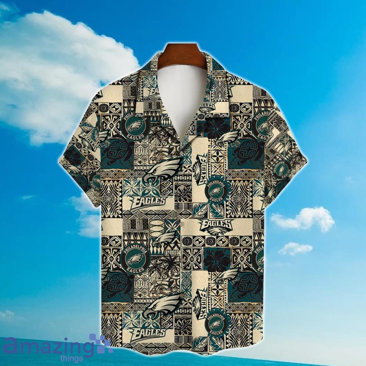 Philadelphia Eagles 2023 AOP Hawaiian Shirt Style 8 For Men And