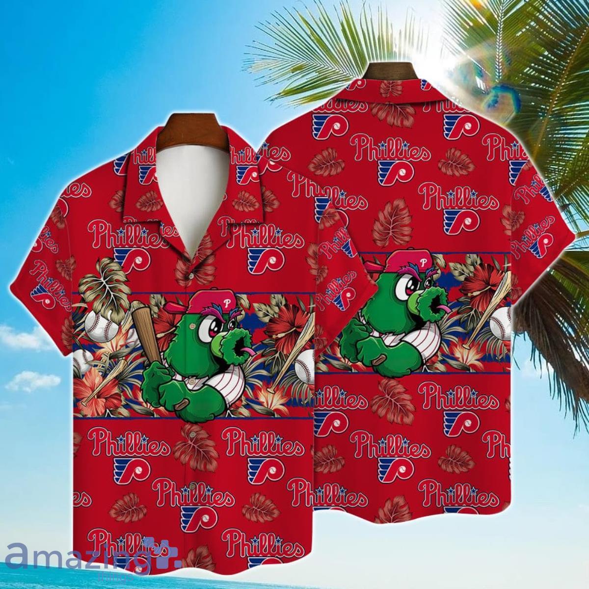 Philadelphia Phillies Sports American Tropical Patterns Hawaiian Shirt