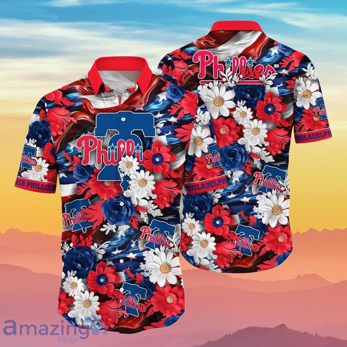 Philadelphia Phillies MLB Flower Hawaiian Shirt Gift For Men Women Fans