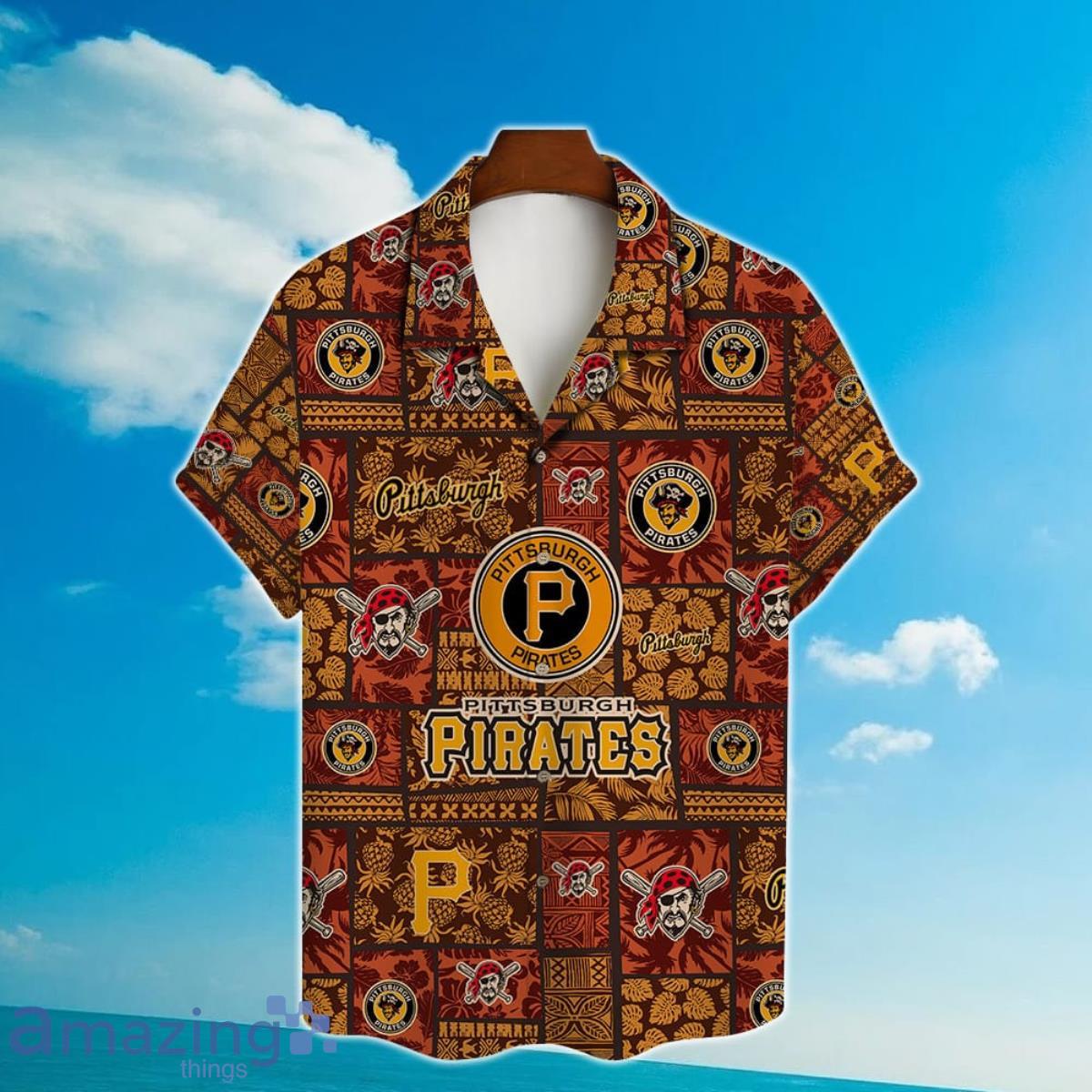 Pittsburgh Pirates Major League Baseball Hawaiian Shirt with 3D Printed  Design
