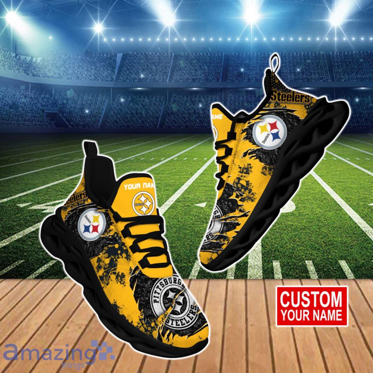 NFL Pittsburgh Steelers 3D Max Soul Clunky Sneaker Shoes 050821 - USALast