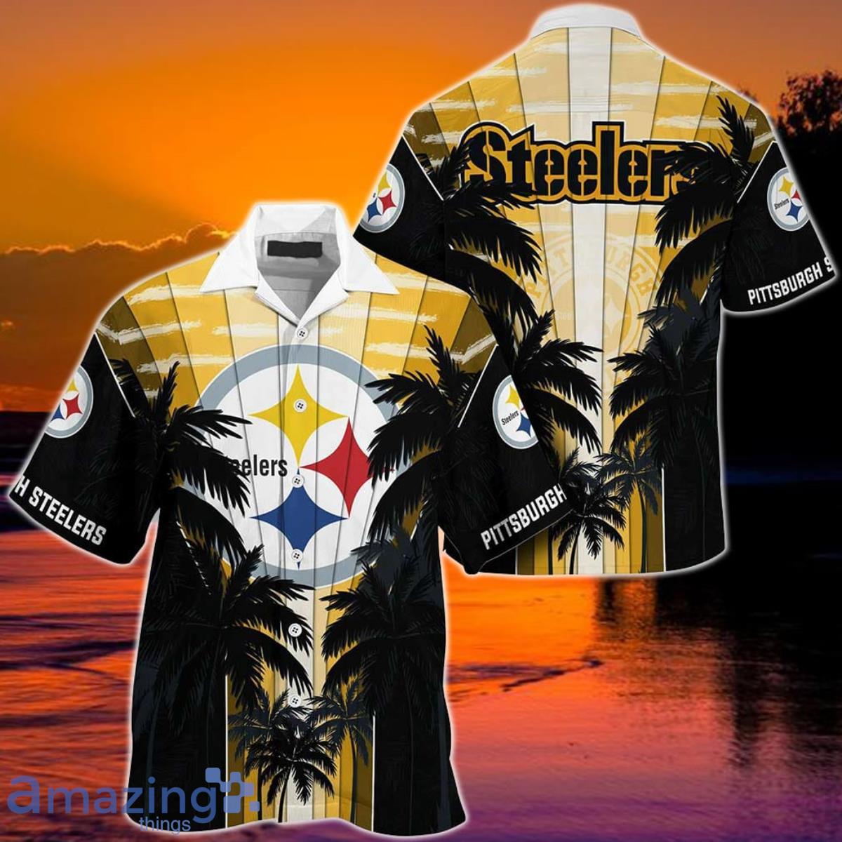 Pittsburgh Steelers NFL Football Hawaiian Shirt, Trending Beach Shirt Style For Big Fans Product Photo 1