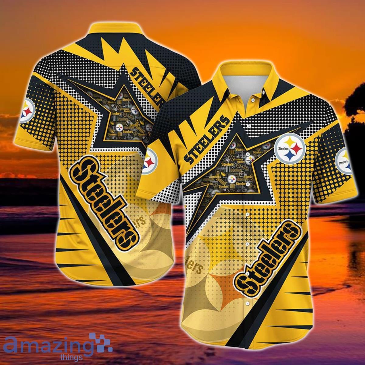 Pittsburgh Steelers NFL Hawaiian Shirt Football Beach For This Summer Graphic Product Photo 1