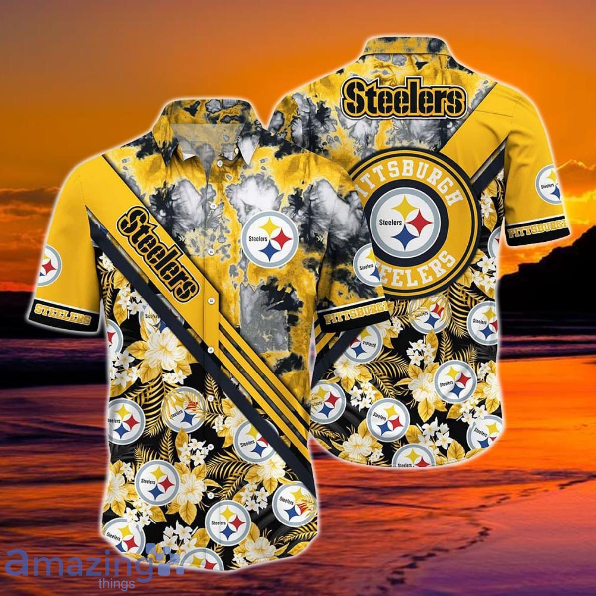 Pittsburgh Steelers CUSTOM Embroidered Shirt -  Worldwide  Shipping
