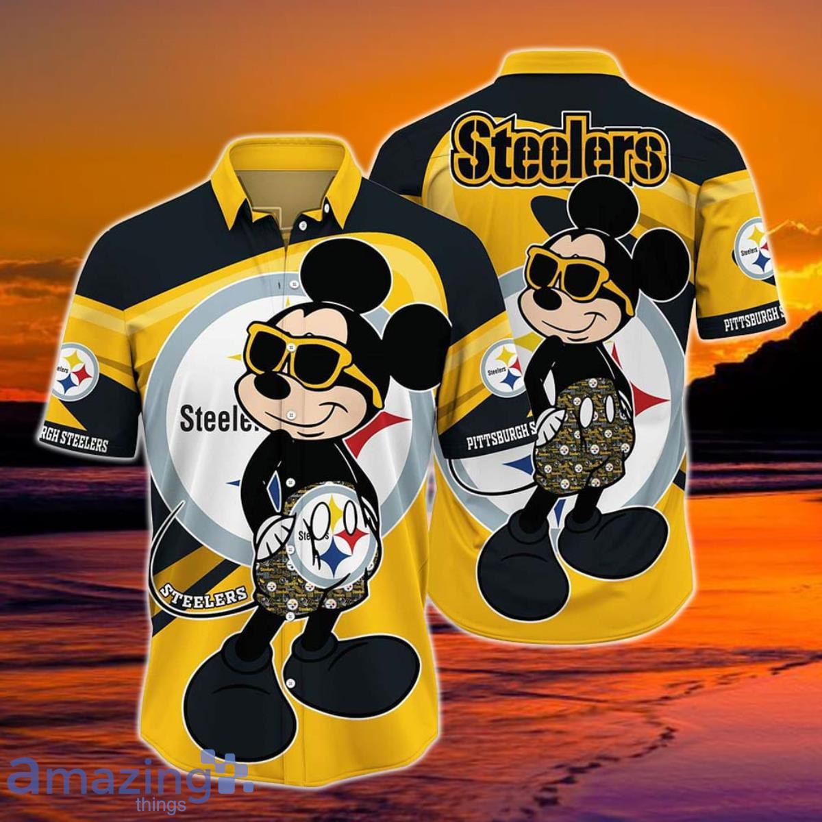 Pittsburgh Steelers NFL Hawaiian Shirt, Mickey 3D All Over Printed For Best  Fans Ever