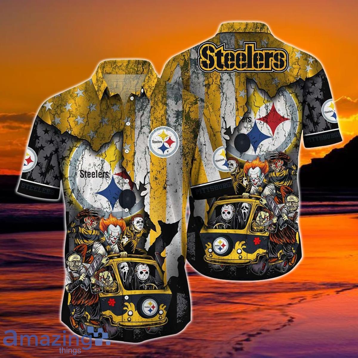 NEW Pittsburgh Steelers NFL Hawaiian Shirt