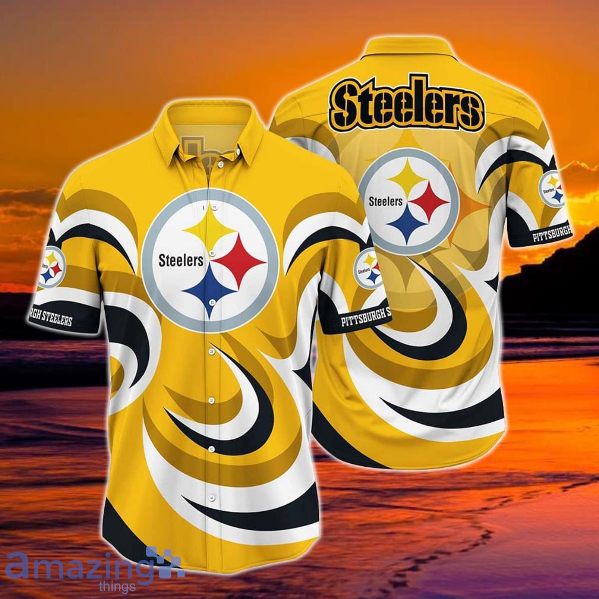 Pittsburgh Steelers NFL Hawaiian Shirt, Summer Button Down Shirt