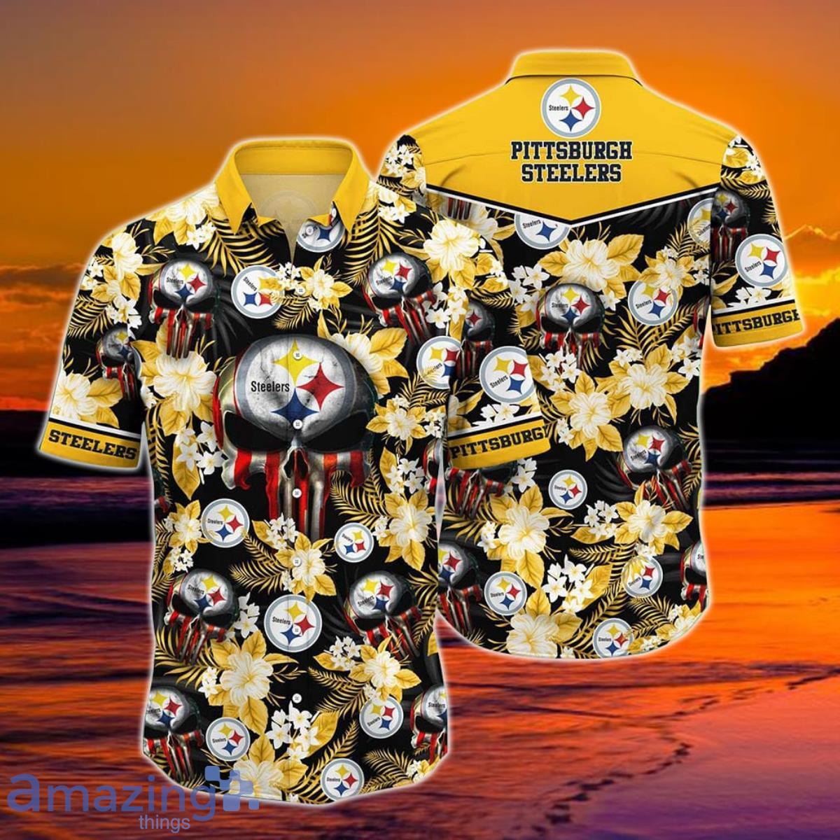 steelers skull shirt