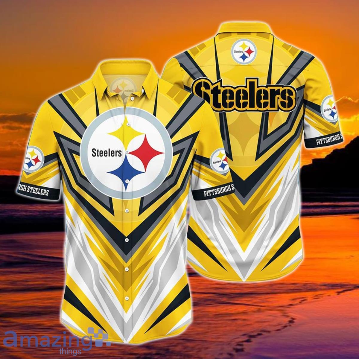 Beach Shirt Nfl Pittsburgh Steelers Hawaiian Shirt Summer Button Up For  Fans 