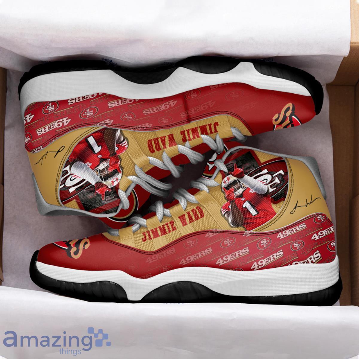 San Francisco 49ers Jimmie Ward Air Jordan 11 Shoes For Men Women Product Photo 2