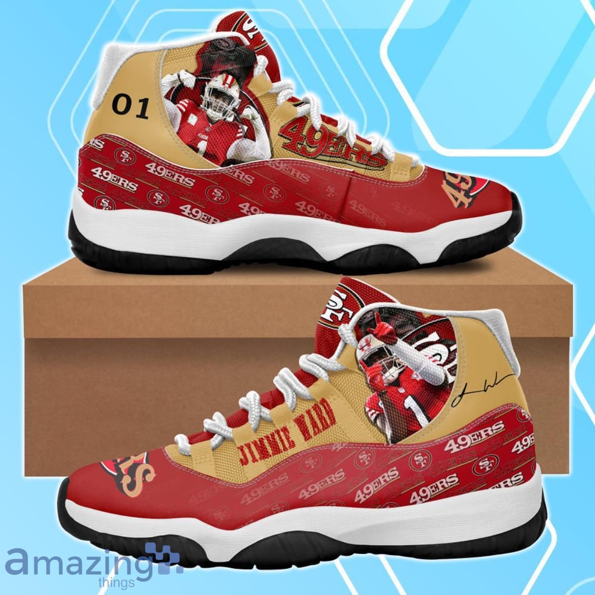 San Francisco 49ers Jimmie Ward Air Jordan 11 Shoes For Men Women Product Photo 1