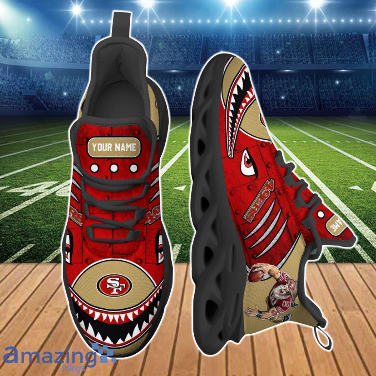 San Francisco 49ers NFL Clunky Max Soul Shoes Custom Name Unique Gift For  Real Fans