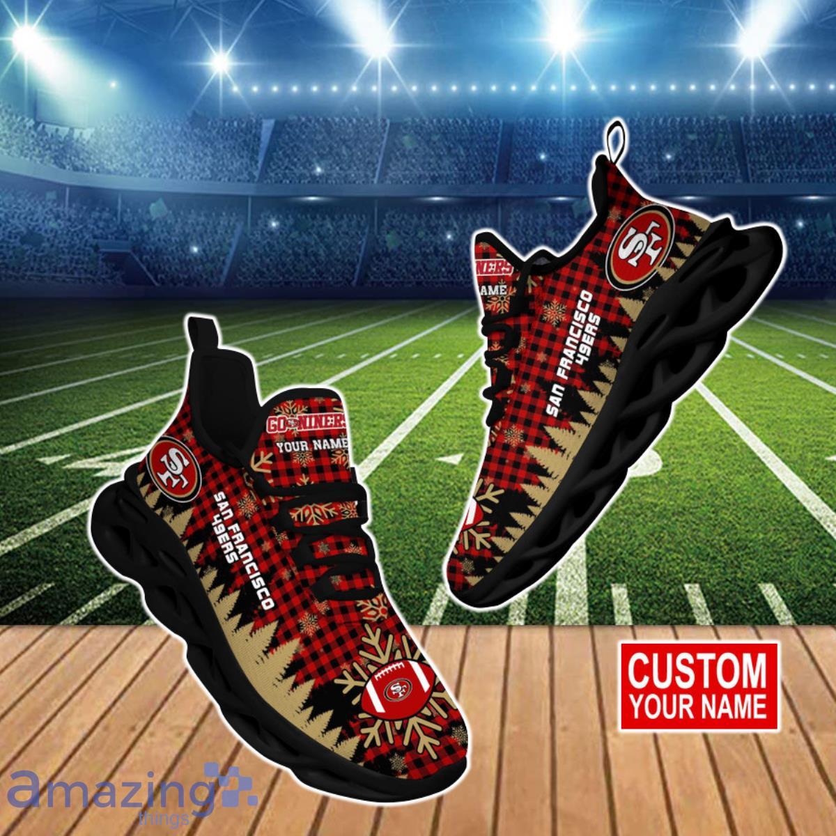 San Francisco 49ers NFL Clunky Max Soul Shoes Custom Name Unique Gift For  Real Fans