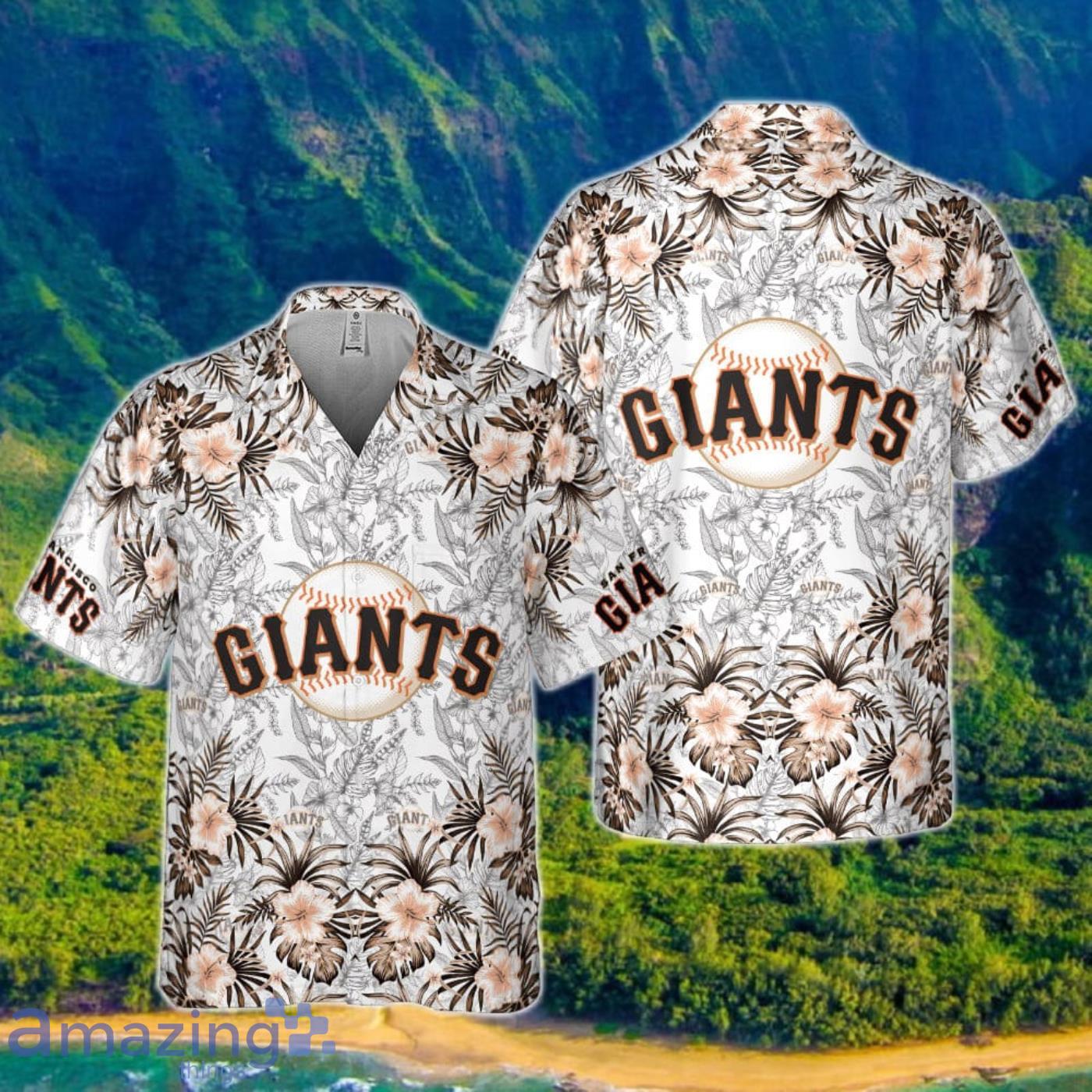 NEW FASHION 2023 San Francisco Giants Hawaiian Shirt flower summer gift for  fans