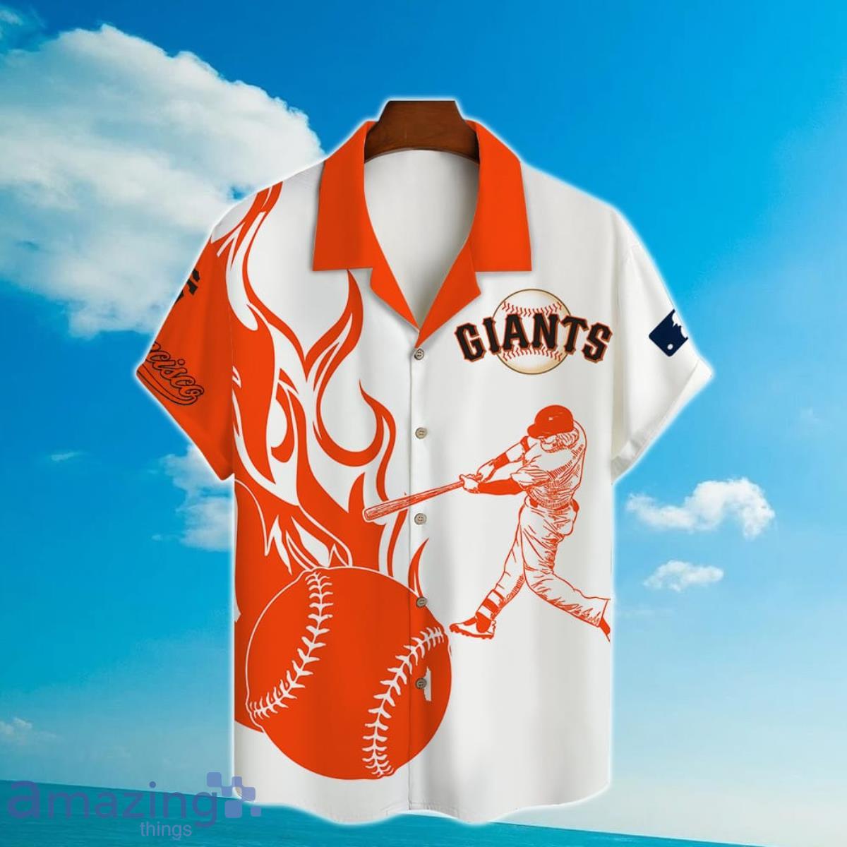 San Francisco Giants Major League Baseball 3D Hawaiian Shirt Product Photo 2