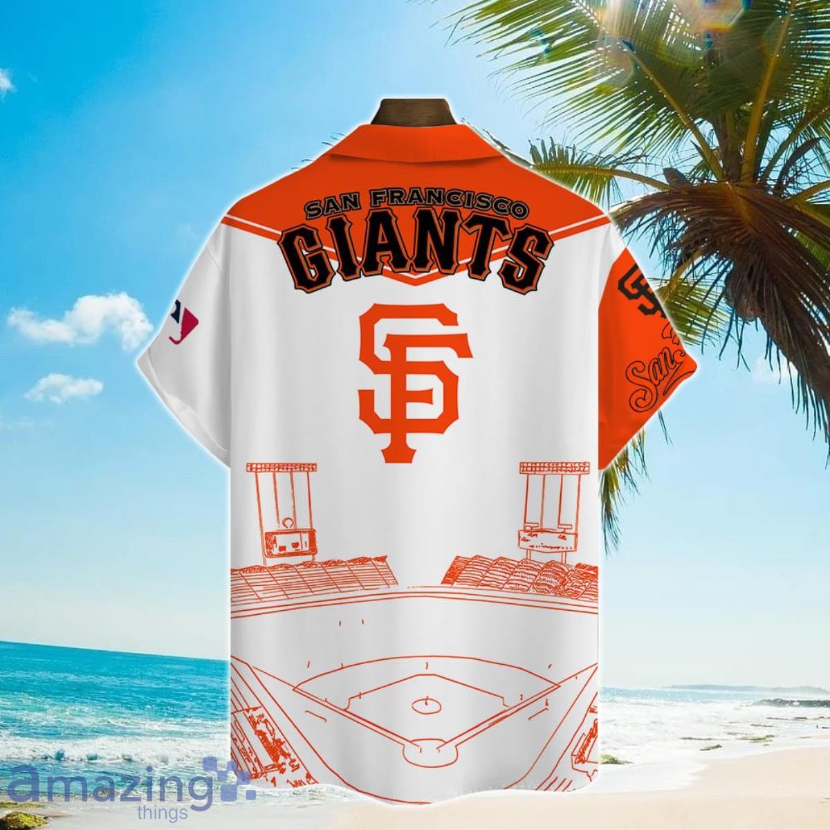 San Francisco Giants Major League Baseball Print Hawaiian Shirt - Shibtee  Clothing