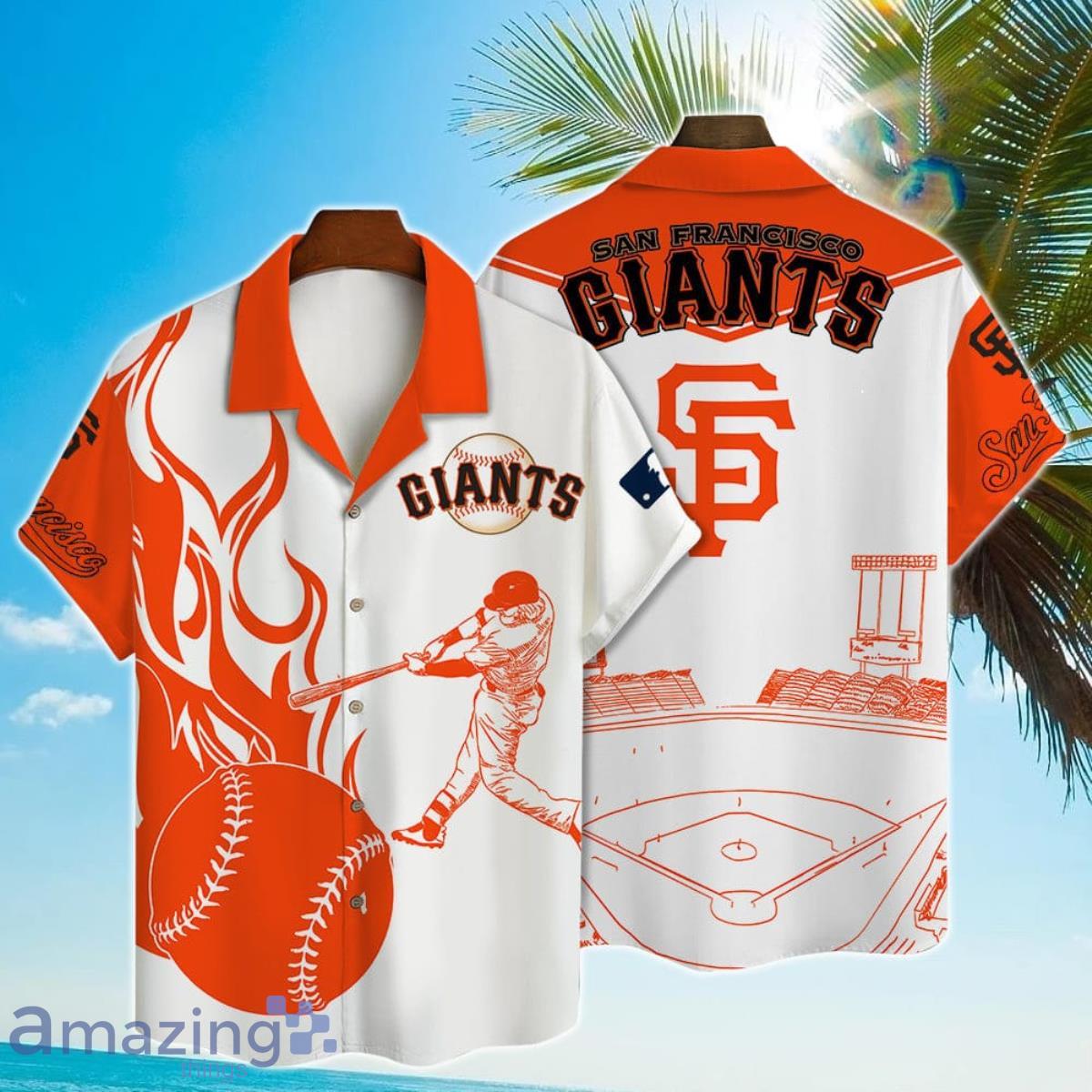 San Francisco Giants Major League Baseball Print Hawaiian Shirt - Shibtee  Clothing