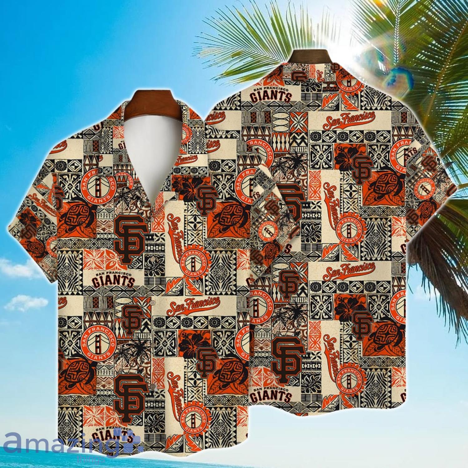 San Francisco Giants Palm Tree Hawaiian Shirt