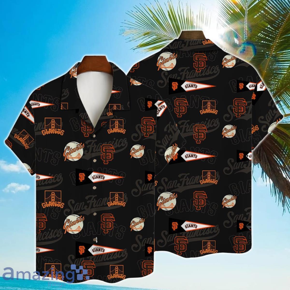 San Francisco Giants Major League Baseball Simple Pattern 3D Print Hawaiian Shirt Product Photo 1