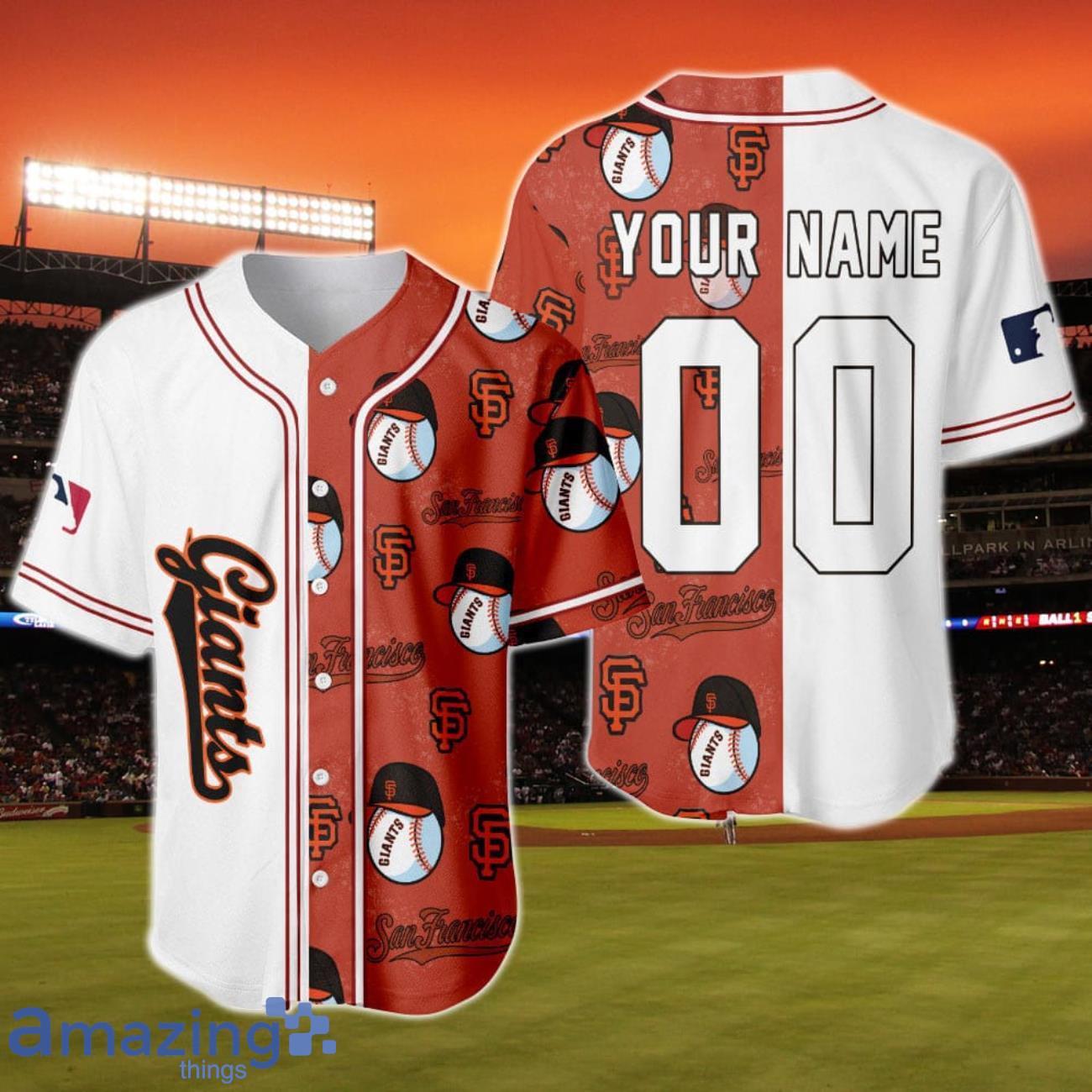 San Francisco Giants MLB 3D Baseball Jersey Shirt For Men Women Personalized Product Photo 1