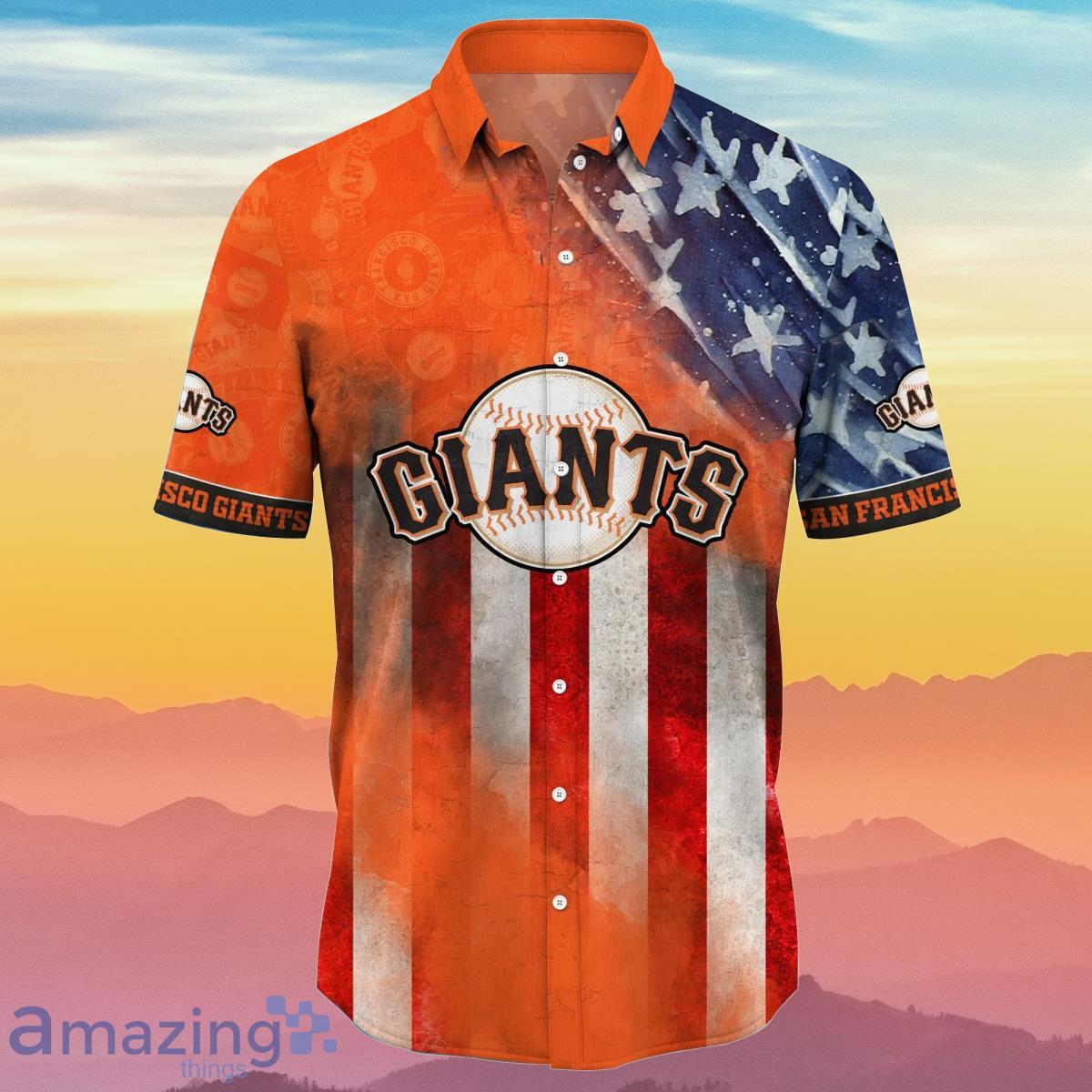 San Francisco Giants MLB Hawaiian Shirt 4th Of July Independence