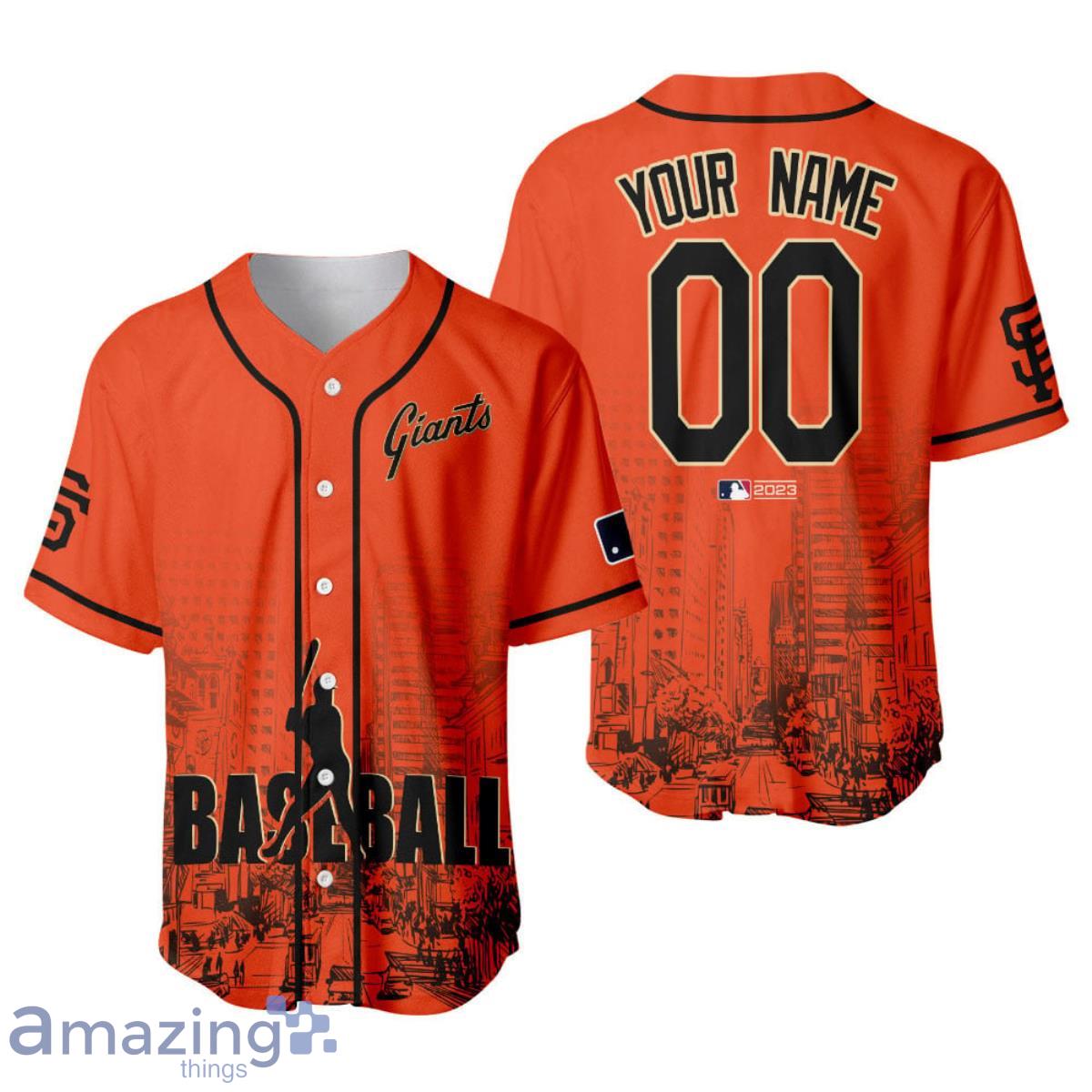 San Francisco Giants MLB Major League Baseball Custom Name & Number Baseball  Jersey