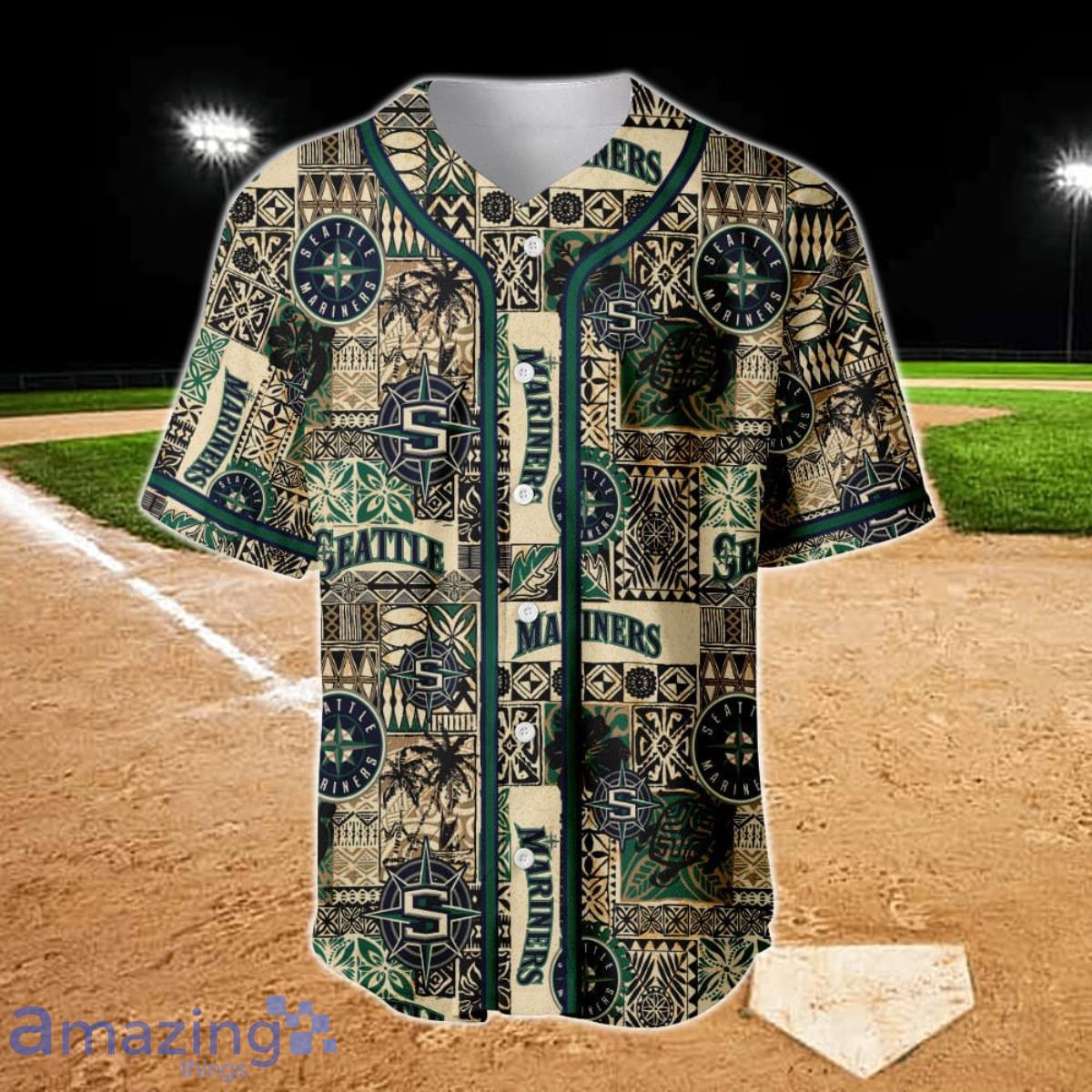 Seattle Mariners - Major League Baseball AOP Baseball Jersey Product Photo 2