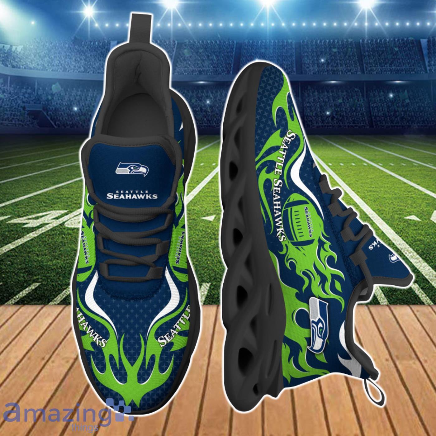 Seattle Seahawks NFL Clunky Max Soul Shoes Product Photo 2