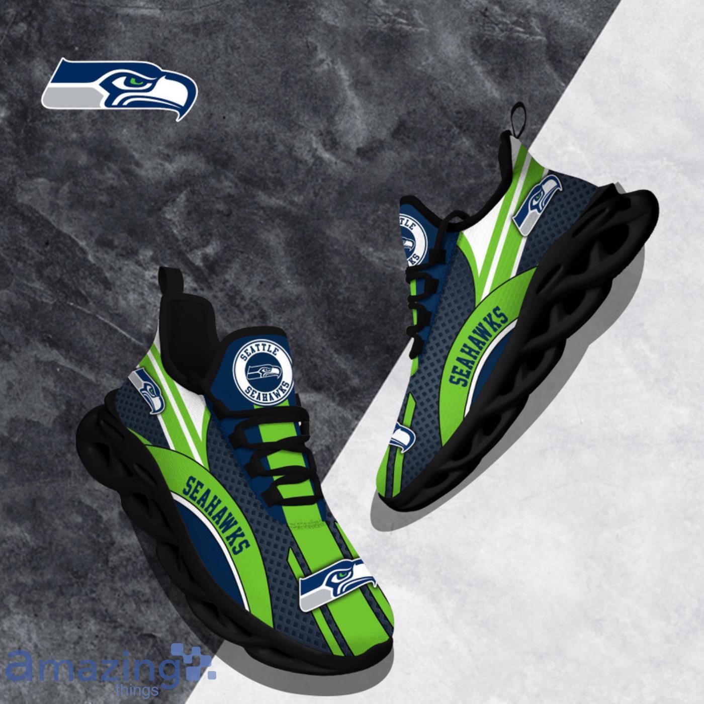 Seattle Seahawks NFL Clunky Max Soul Shoes Custom Name Best Gift For Real Fans Product Photo 1