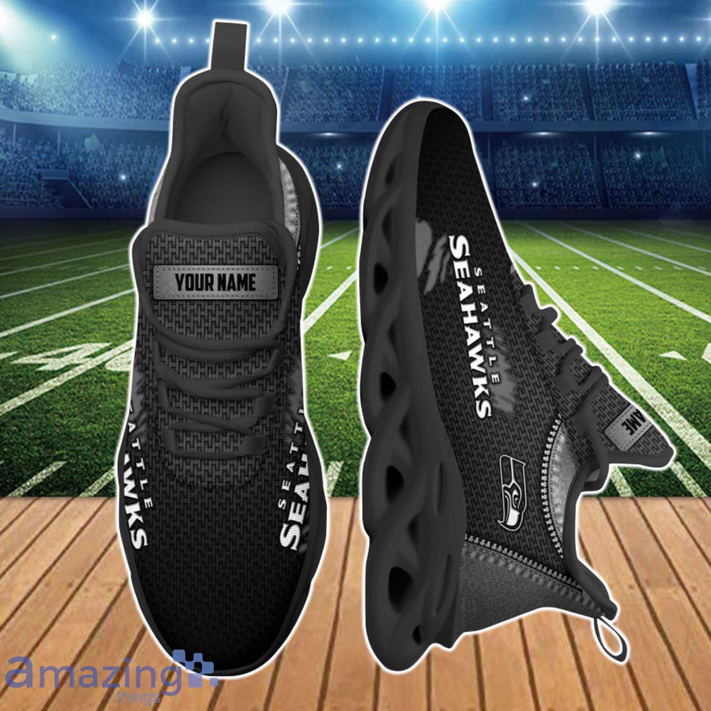 Seattle Seahawks NFL Clunky Max Soul Shoes Custom Name Ideal Gift For Fans Product Photo 2