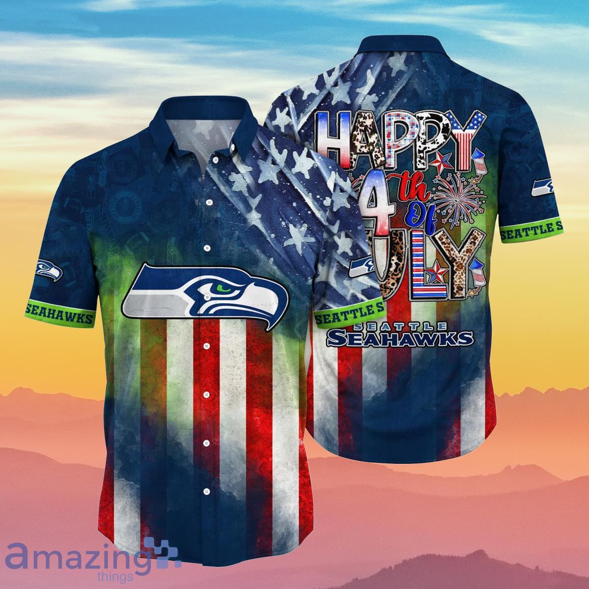 Seattle Seahawks 3D Personalized Hawaii Shirt And Shorts Gift For