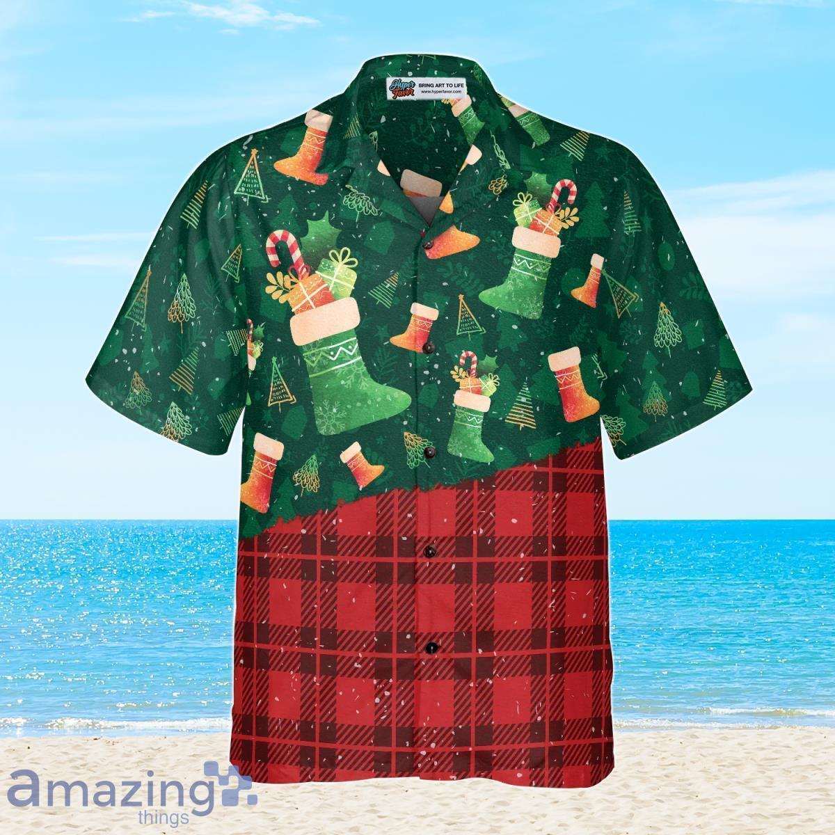 Socks Pattern Christmas Hawaiian Shirt Special Gift For Men And Women Product Photo 1